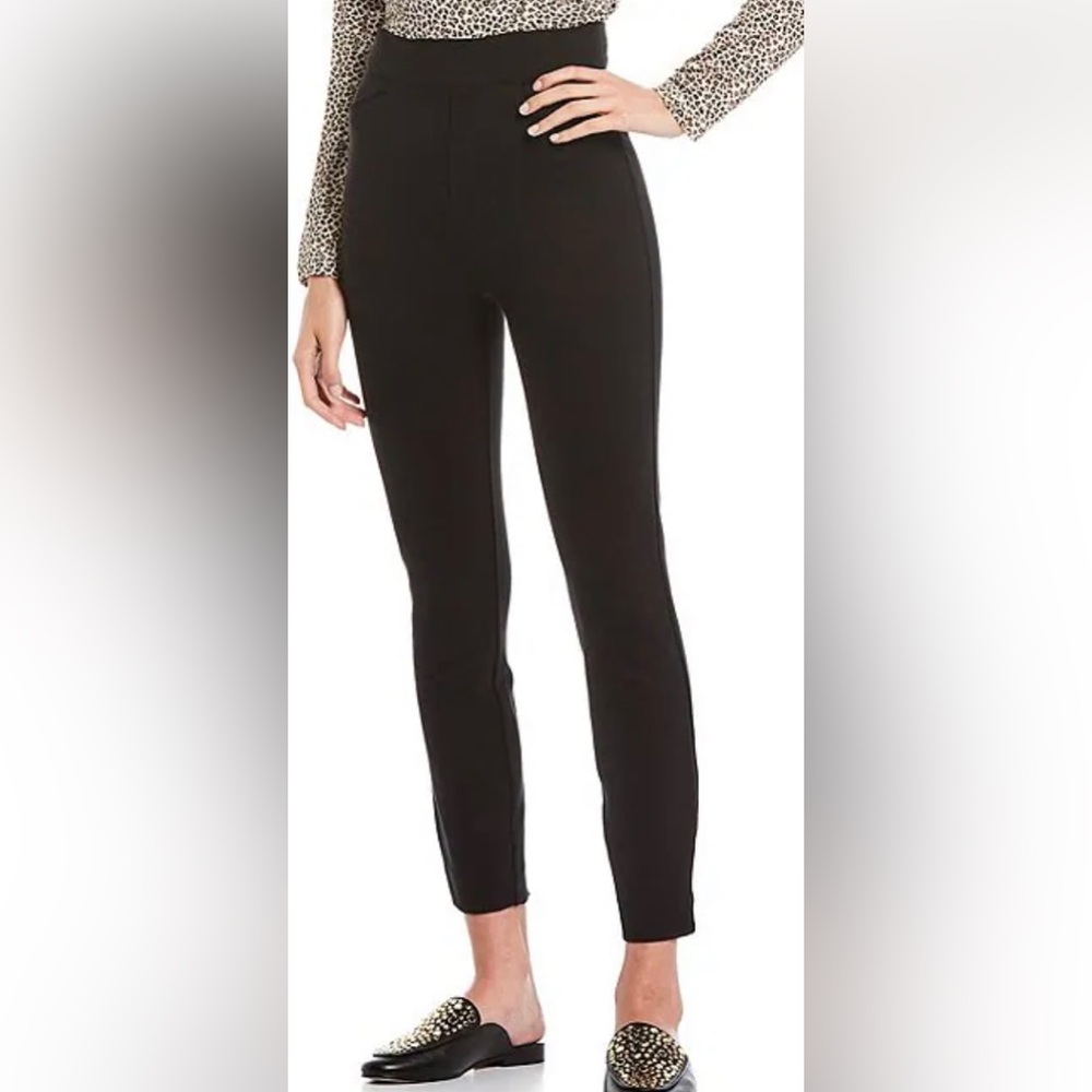 SPANX The Perfect Black Pant, Ankle Backseam Skinny Leggings, Size MP